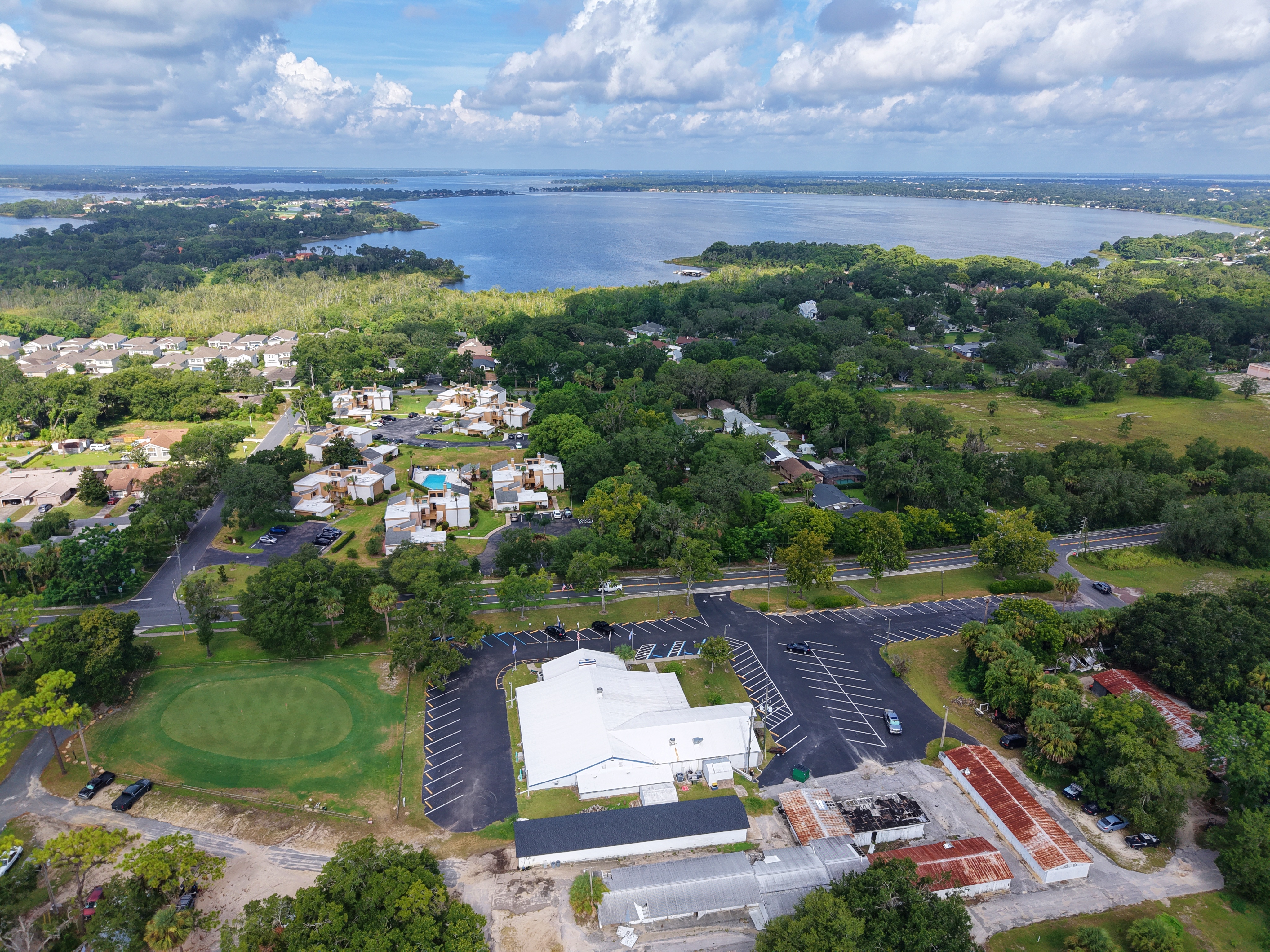 Arial view of legion